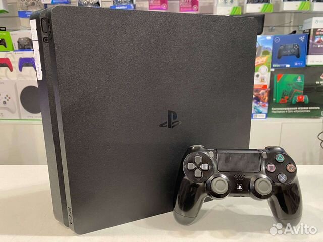 PS4 Slim 1tb + 6 игр