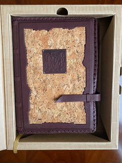 Ежедневник в обложке ручной работы из натуральной