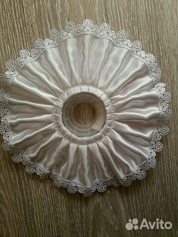 Новые Манжетки для букета невесты атлас белые