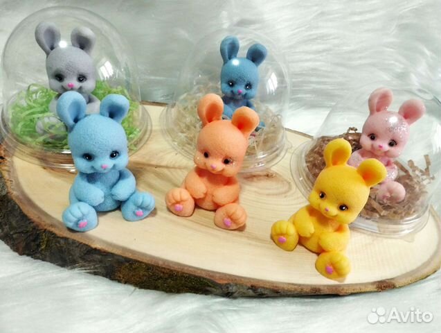 Зайчик, заяц, подарочное мыло