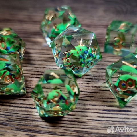 Дайсы / игральные кости ручной работы на заказ