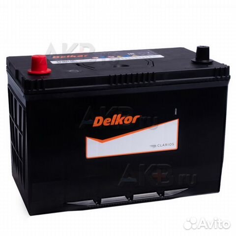 Аккумулятор автомобильный Delkor 115D31R (100L 800