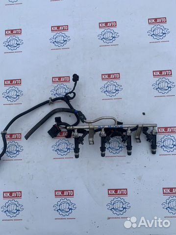 Топливная рампа с форсунками Opel Astra H