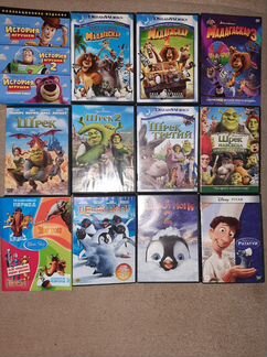 DVD лицензия мультфильмы и фильмы для всей семьи