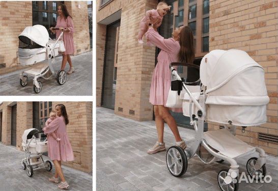 Коляска трансформер Aimile Original Autumn Экокожа