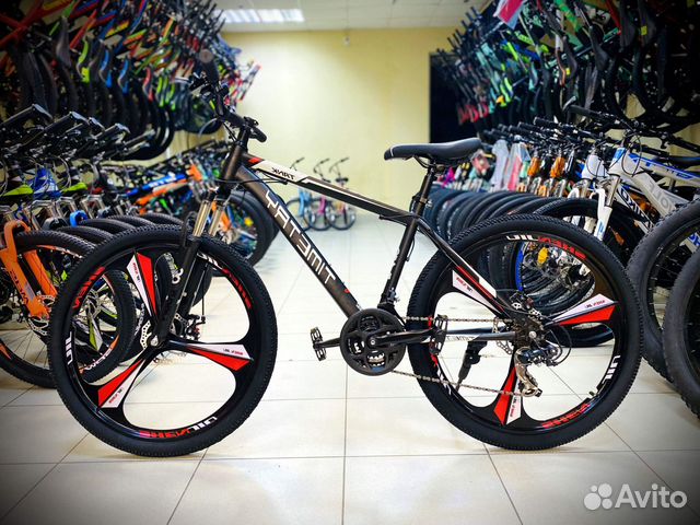 Горный велосипед с литыми дисками 26