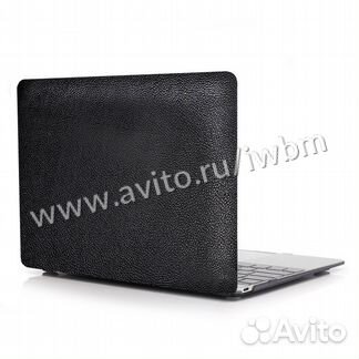 Чехол-Накладка Кожаный Для MacBook 12