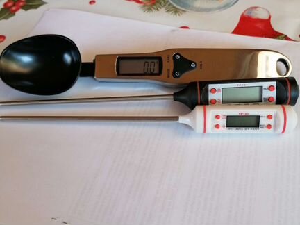 Термометр для мяса и мерная ложка