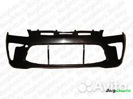 Киа рио 17- передний черный бампер №71