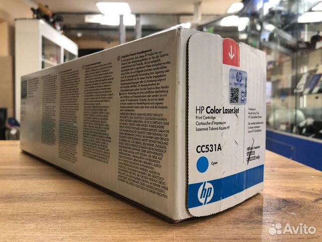 Тонер-картриджи HP CC531A
