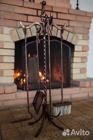 Набор для камина/ каминный набор(кочерга, совок и