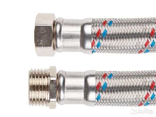 Подводка гибкая, SUS, гайка 1\" - штуцер 1\" 60см AV купить в Москве ...