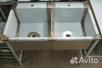 Ванны моечные, столы разделочные