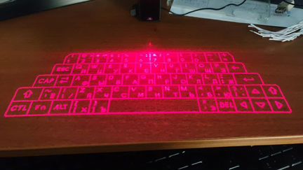 Лазерная клавиатура Bluetooth VKB keyboard