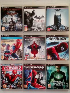 Batman Spiderman Marvel Prototype Thor Ben 10 PS3