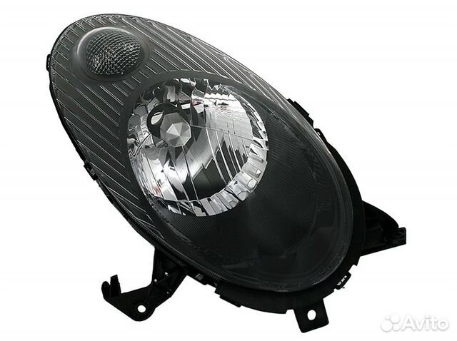 Фара правая (черная) Nissan Micra (2003-2007)