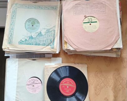 Патефонные и виниловые пластинки