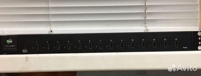 USB концентратор Digi anywhereusb AW-USB-14-W
