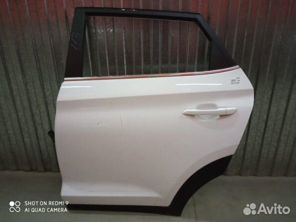 Хендай Туксон 3 Дверь задняя левая белая