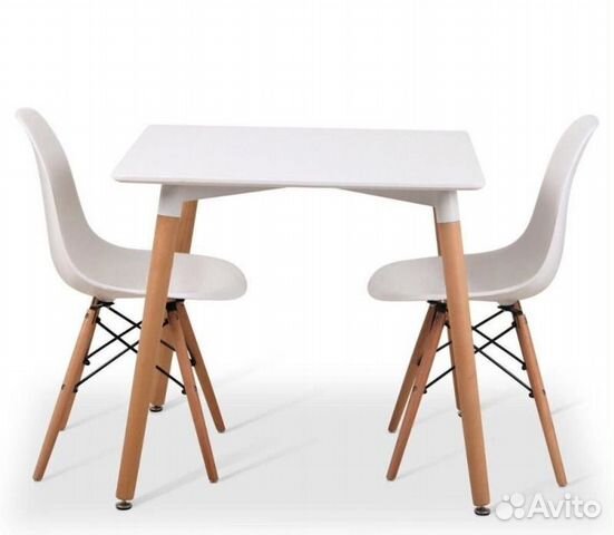 Стол Eames 120*70, белый