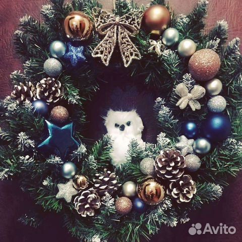Новогодний рождественский венок