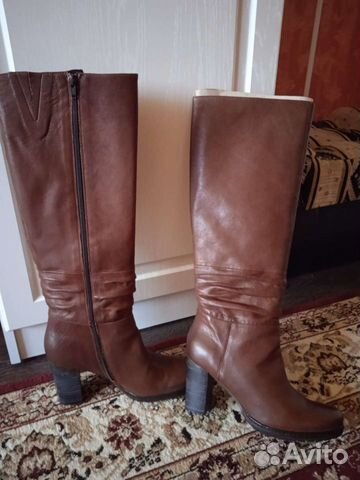 Сапоги натур кожа Новые