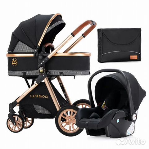 Коляска Luxmom V9 3в1 (2022) - новая