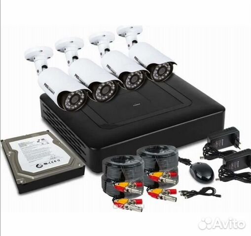 Видеонаблюдение 4 кам., веб камера, camera