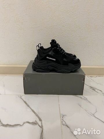 Кроссовки balenciaga triple s black