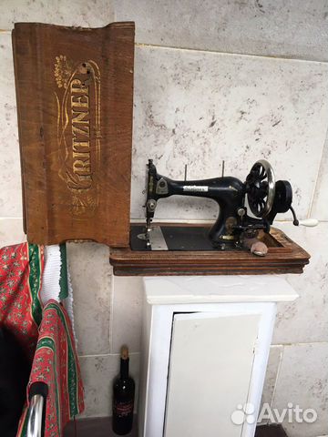 Старинная швейная машинка «gritzner durlach” 19 в