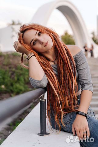 Де дреды, натуральные дреды, косички