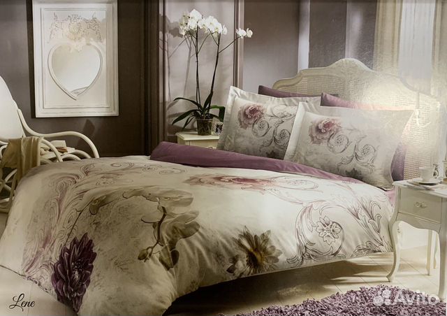 Белье постельное премиум Tivolyo Home «Lene» delux