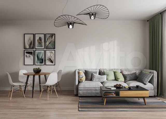 2-к. квартира, 61,8 м², 17/22 эт.