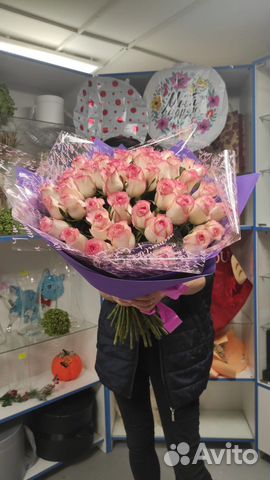 Розы 51 штука 60 см