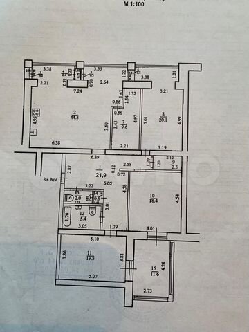 5-к. квартира, 145,7 м², 2/9 эт.