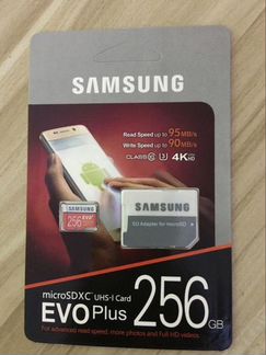 Карта памяти TF samsung 256 Gb