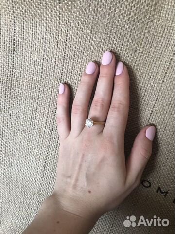 Кольцо серебряное с цирконием