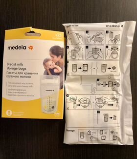 Пакеты для хранения грудного молока Medela