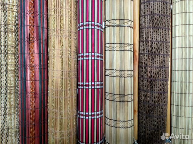 Шторы рулонные из бамбука и ротанга (жалюзи)