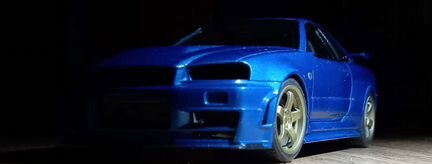 Nissan skyline gtr r34 1:24