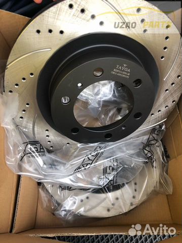 Тормозные диски перфорированные LC Prado 150 GX400