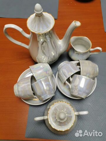 Кофейный сервиз Добрушский фарфор СССР
