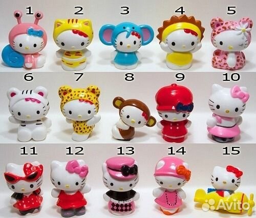Фигурки Киндер Hello Kitty Коллекция N4 