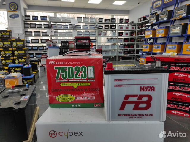 Аккумулятор 65Ач 620А Япония Furukawa 75d23r прямо