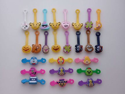 Бравлы скрепыши канцелярия кошелек брелок