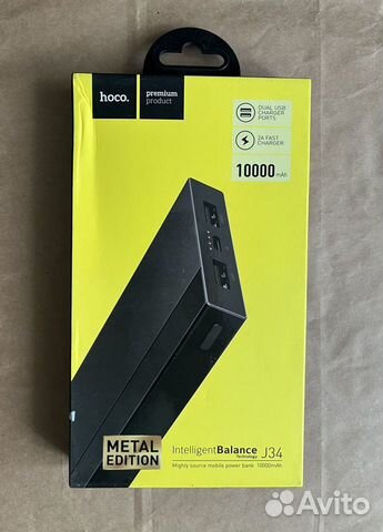 Power bank hoco. Новый. Внешний аккумулятор 10000m