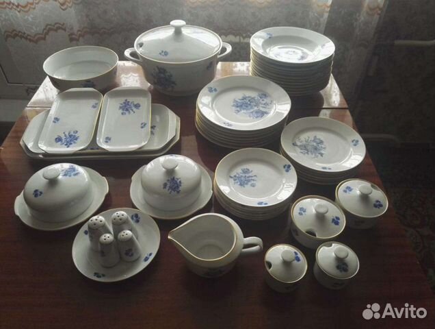 Сервиз столовый Kahla гдр 49 предметов тарелки