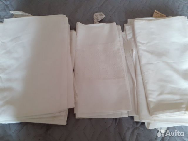 Наволочки и пододеяльники простыни лен СССР