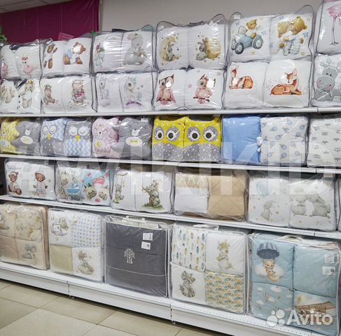 Детские комплекты в круглую, овал и прям. кроватку