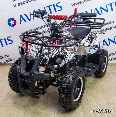 Детский квадроцикл ATV classic mini, белый